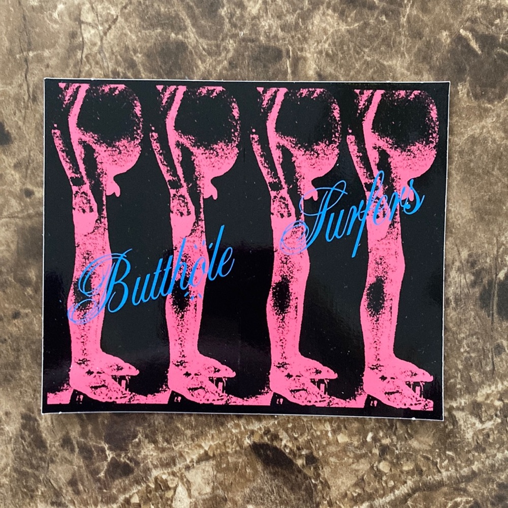 Supreme butthole surfers sticker